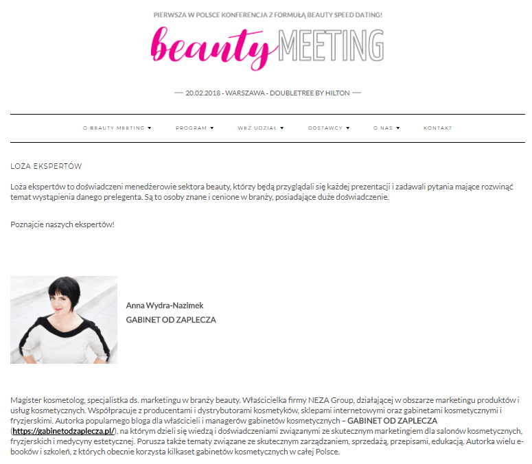 konferencja beauty meeting 