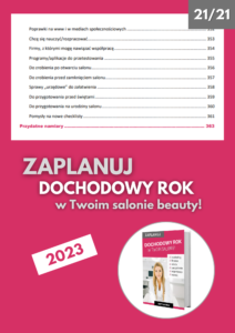 zaplanuj dochodowy rok w salonie beauty - planer menedżera salonu beauty 2023
