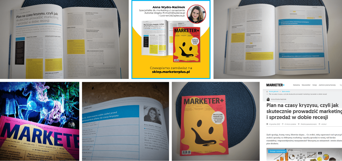 Marketer plus - Marketing w dobie recesji - Anna Wydra-Nazimek